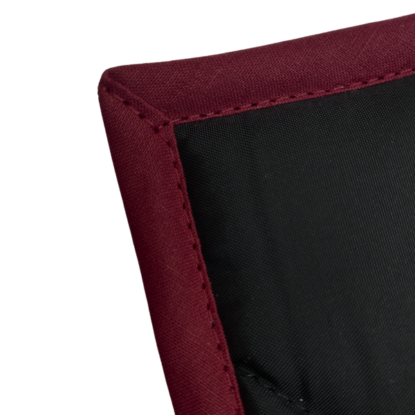 Thermomatte schwarz - Band bordeaux